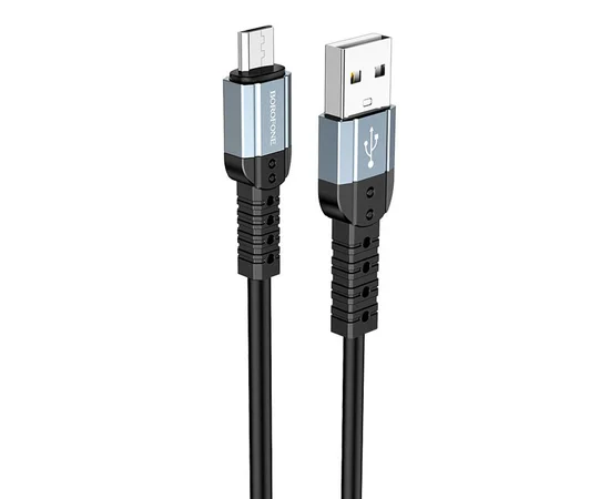 Дата кабель Borofone BX64 Special USB to MicroUSB (1m) Чорний