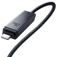 Дата кабель Baseus Versatile Two-for-Two USB/Type-C to Type-C/Lightning 60W (1m) (CB000162) Cosmic Black