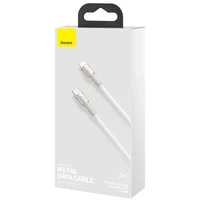 Дата кабель Baseus Cafule Series Metal Type-C to Lightning PD 20W (1m) Белый