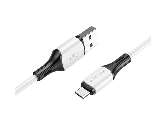 Дата кабель Borofone BX79 USB to MicroUSB (1m) Белый