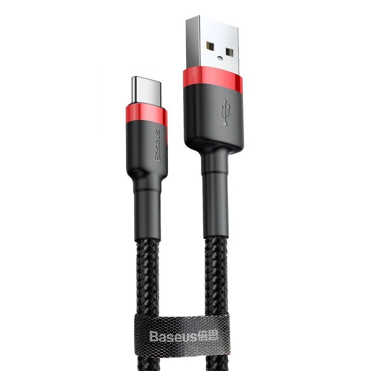 Дата кабель Baseus Cafule Type-C Cable 2A (2m) Black / Red