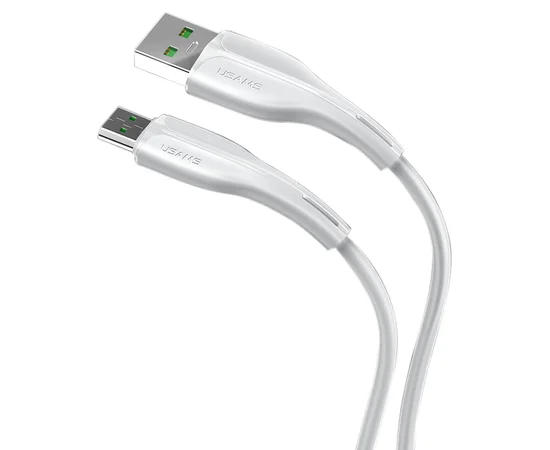 Дата кабель Usams US-SJ375 U38 Micro 4A Fast Charging & Data Cable 1m Белый