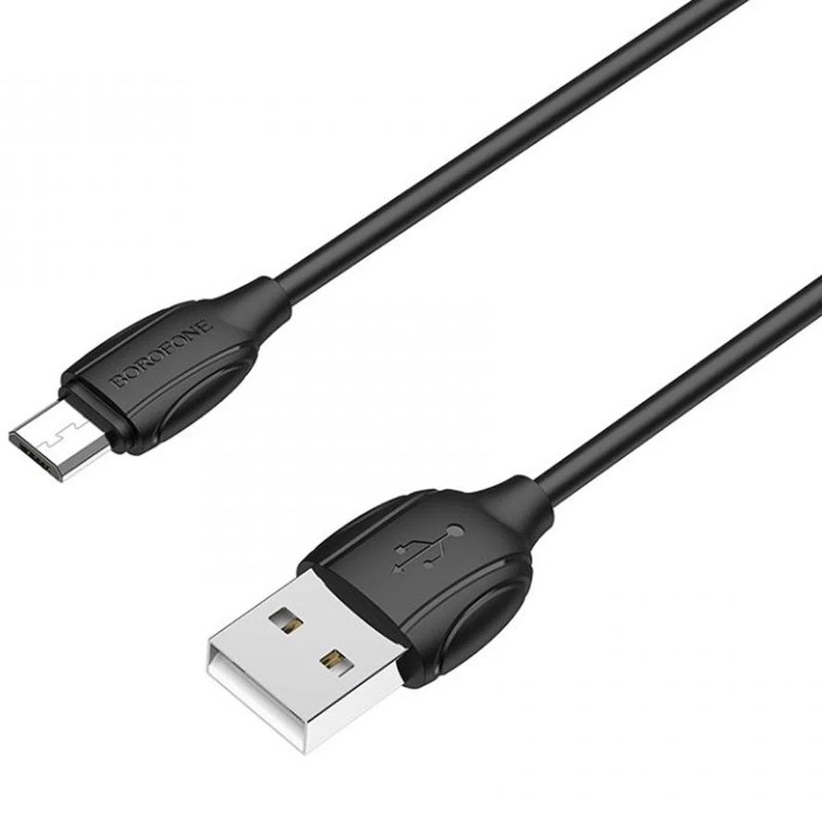Дата кабель Borofone BX19 USB to MicroUSB (1m) Черный