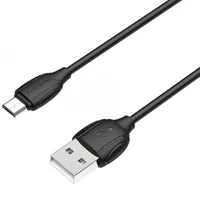 Дата кабель Borofone BX19 USB to MicroUSB (1m) Черный
