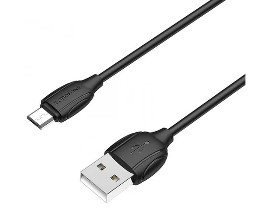 Дата кабель Borofone BX19 USB to MicroUSB (1m) Черный