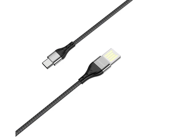 Дата кабель Borofone BU11 Tasteful USB to Type-C (1.2m) Черный