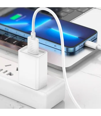 Дата кабель Hoco X88 Gratified USB to Lightning (1m) White