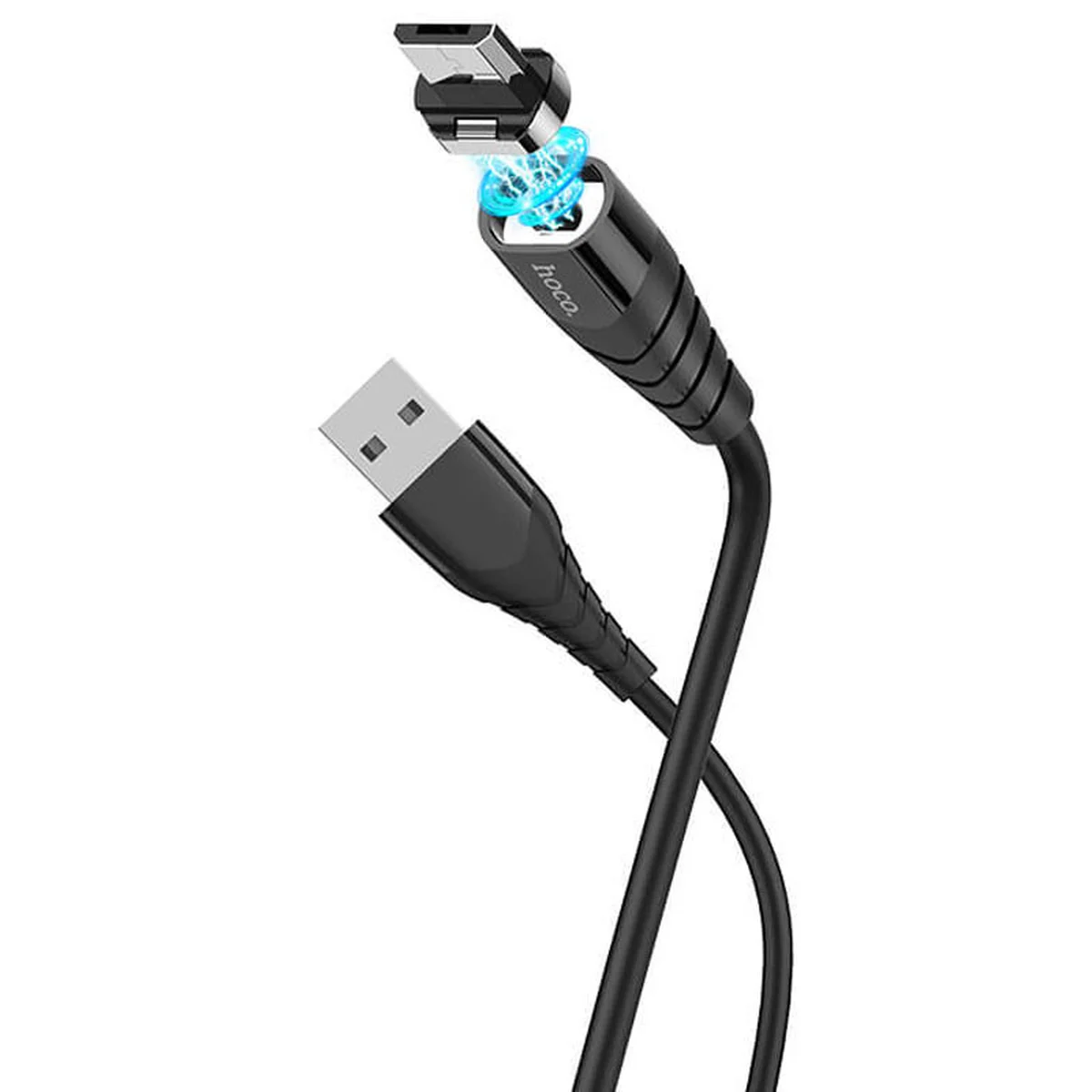 Дата кабель Hoco X63 "Racer" USB to MicroUSB (1m) Чорний