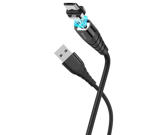 Дата кабель Hoco X63 "Racer" USB to MicroUSB (1m) Черный