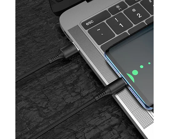 Дата кабель Borofone BX47 Coolway USB to MicroUSB (1m) Черный