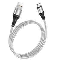 Дата кабель Hoco X50 "Excellent" USB to MicroUSB (1m) Сірий