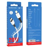 Дата кабель Borofone BX79 Type-C to Lightning (1m) Белый