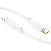 Дата кабель Hoco X93 Force Type-C to Type-C 100W (1m) White