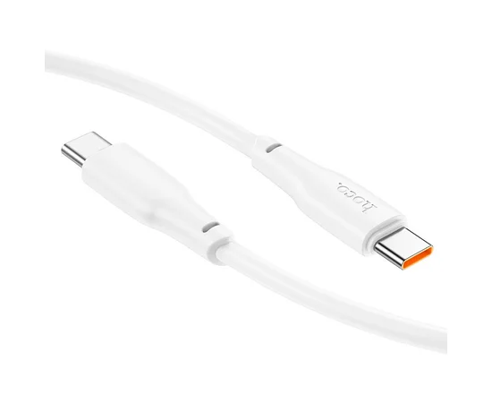 Дата кабель Hoco X93 Force Type-C to Type-C 100W (1m) White