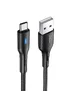 Дата кабель USAMS US-SJ460 U-Bob Series USB to Type-C Smart Power-off Cable (1.2m) Черный