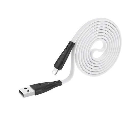 Дата кабель Hoco X42 "Soft Silicone" USB to Lightning (1m) Белый