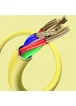 Дата кабель USAMS US-SJ434 U52 USB to Lightning (1m) Желтый