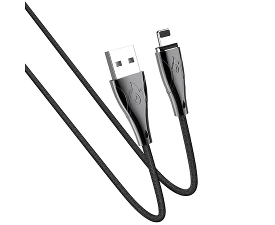 Дата кабель Hoco U75 "Blaze magnetic" Lightning (1.2М) Черный