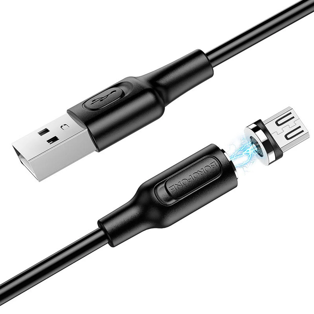 Дата кабель Borofone BX41 Amiable USB to MicroUSB (1m) Черный