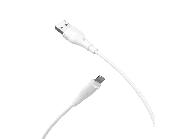 Дата кабель Borofone BX18 Optimal USB to Lightning (3m) Белый