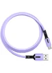 Дата кабель Usams US-SJ432 U51 Silicone USB to Micro USB (1m) Фиолетовый