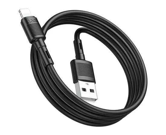 Дата кабель Hoco X83 Victory USB to Lightning (1m) Black