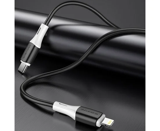 Дата кабель Borofone BX79 Type-C to Lightning (1m) Черный