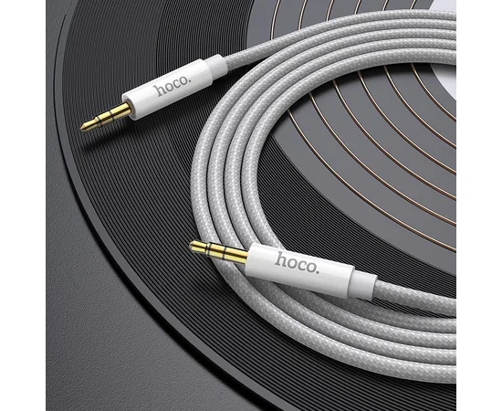 Аудио кабель Aux Hoco UPA19 (2m) Стальной