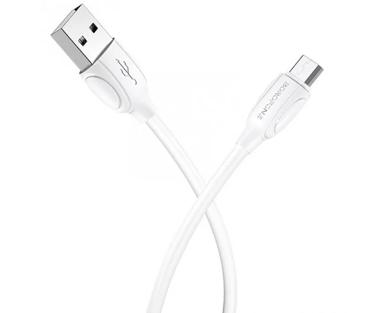 Дата кабель Borofone BX19 USB to MicroUSB (1m) Белый