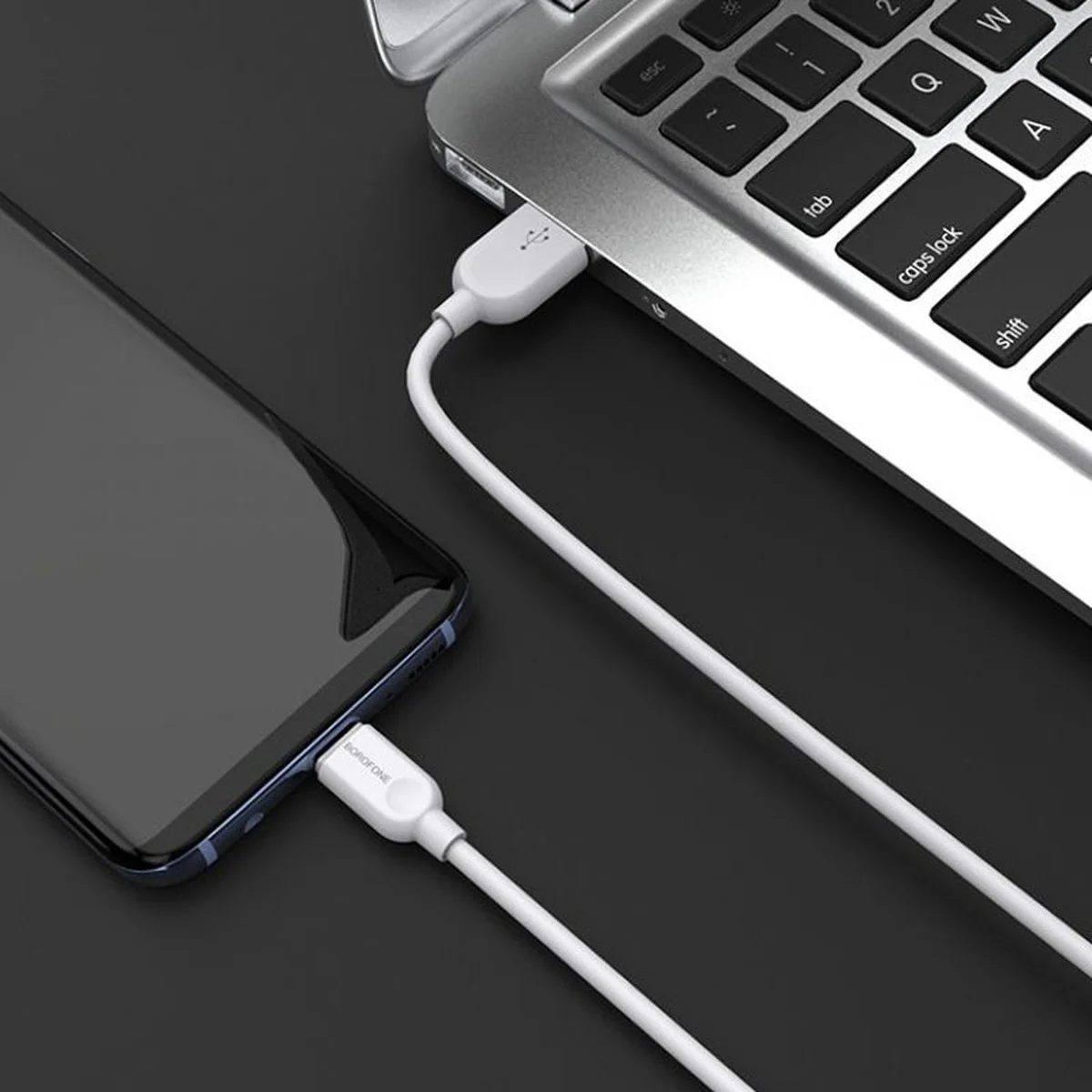 Дата кабель Borofone BX14 USB to Type-C (2m) Белый