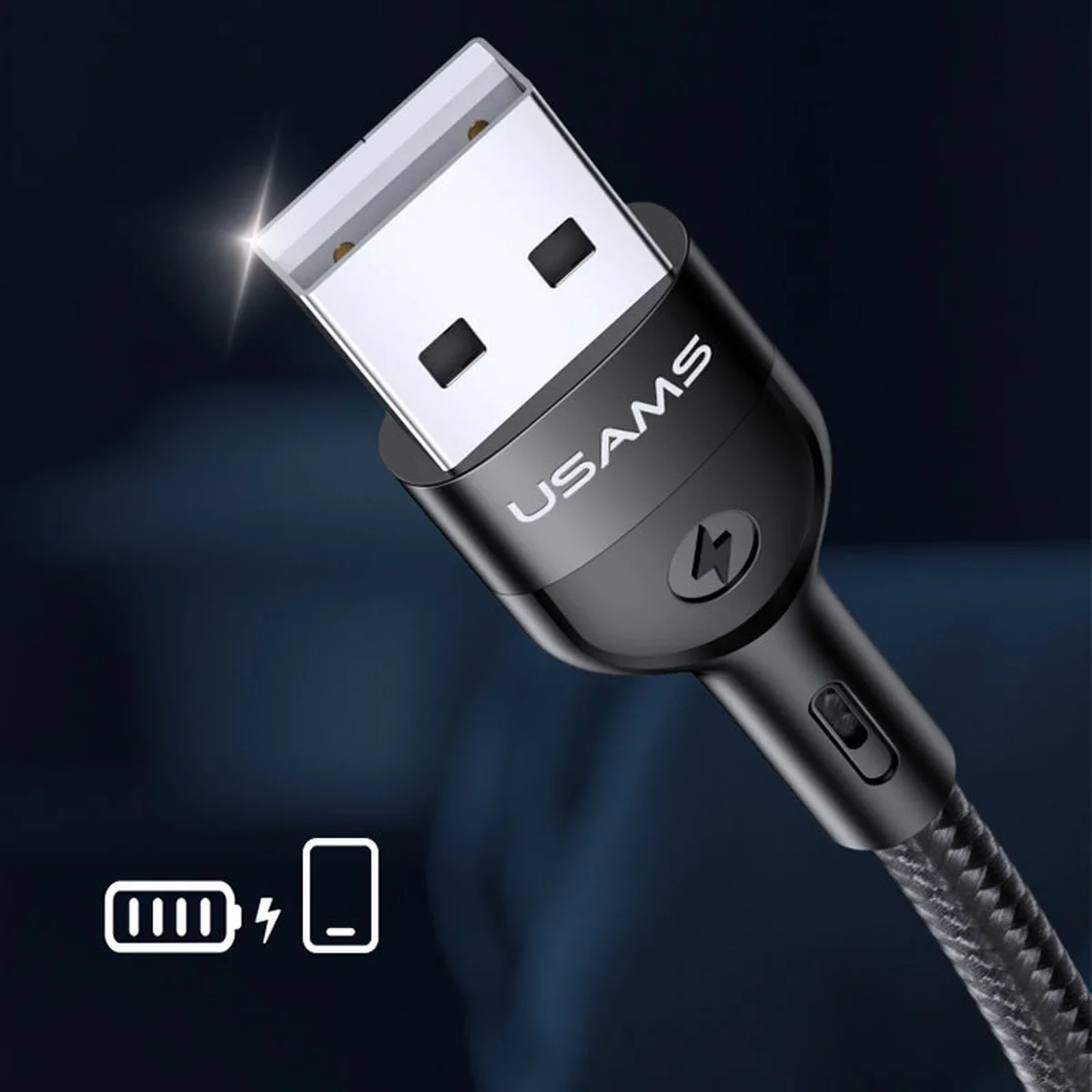 Дата кабель USAMS US-SJ442 U53 Lightning to HDMI (2m) Черный