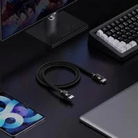 Дата кабель Baseus High Definition DP 8K to DP 8K (1m) (B00633706111-00) Cluster Black