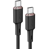 Дата кабель Acefast C2-03 USB-C to USB-C zinc alloy silicone (1m) Black