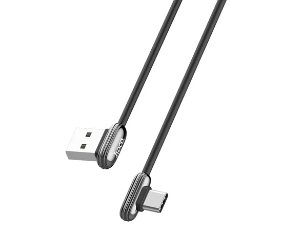 Дата кабель Hoco U60 "Grand" Type-C (1.2m) Серый
