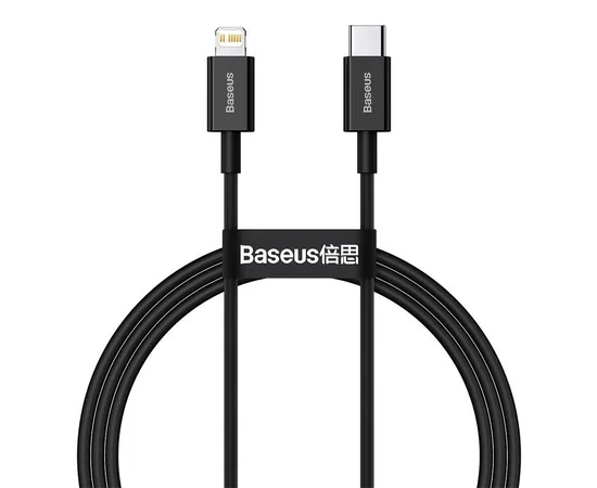 Дата кабель Baseus Superior Series Fast Charging Type-C to Lightning PD 20W (1m) (CATLYS-A) Черный