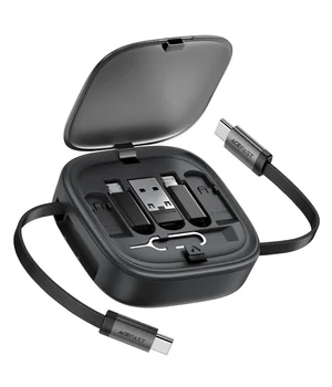 Дата кабель Acefast J3 box 5-in-1 60W (0.95m) Black