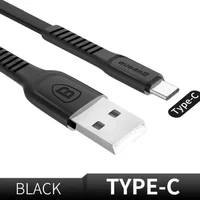 Дата кабель Baseus Tough USB to Type-C 2A (1m) Чорний