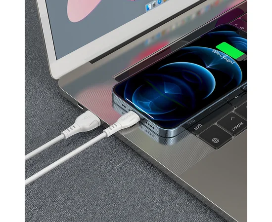 Дата кабель Borofone BX51 Triumph USB to Lightning (1m) Белый