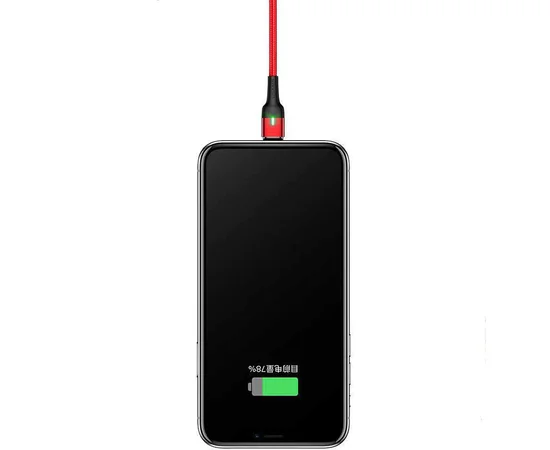 Дата кабель USAMS US-SJ327 U28 Magnetic USB to Type-C (1m) (3A) Красный