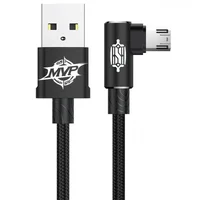 Дата кабель Baseus MVP Elbow Micro-USB Cable 2.4A (1m) (CAMMVP) Black