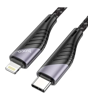 Дата кабель Hoco U95 Freeway 4in1 USB/Type-C to Type-C/Lightning 60W (1.2m) Black