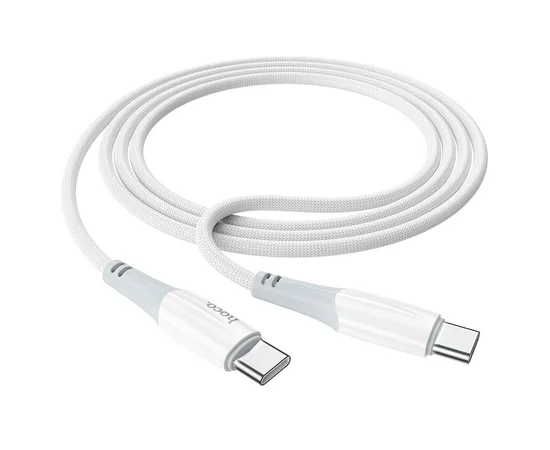 Дата кабель Hoco X70 Ferry Type-C to Type-C 60W (1m) Білий