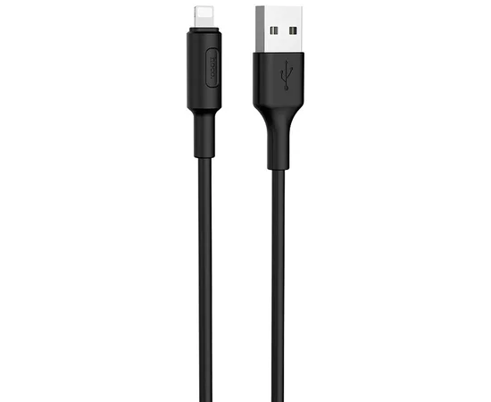 Дата кабель Hoco X25 Soarer Lightning Cable (1m) Черный