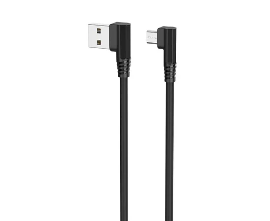 Дата кабель Hoco U83 "Puissant Silicone" MicroUSB (1.2 m) Черный