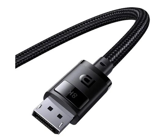Дата кабель Baseus High Definition DP 8K to DP 8K (2m) (B00633706111-02) Cluster Black
