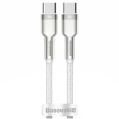 Дата кабель Baseus Cafule Series Metal Type-C to Type-C 100W (1m) Белый