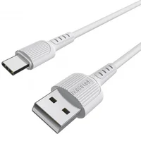 Дата кабель Borofone BX16 USB to Type-C (1m) Белый