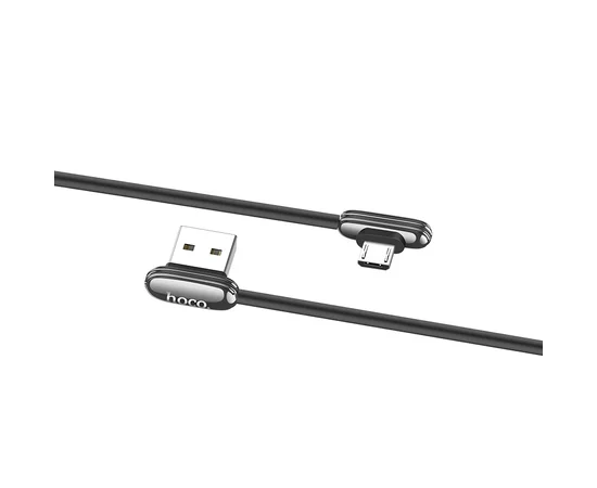 Дата кабель Hoco U60 "Grand" MicroUSB (1.2m) Серый