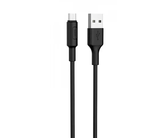 Дата кабель Hoco X25 Soarer MicroUSB (1m) Белый