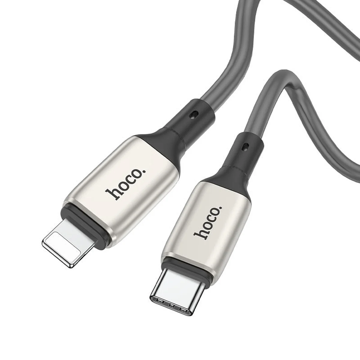 Дата кабель Hoco X66 "Howdy" PD Type-C to Lightning (1m) Серый